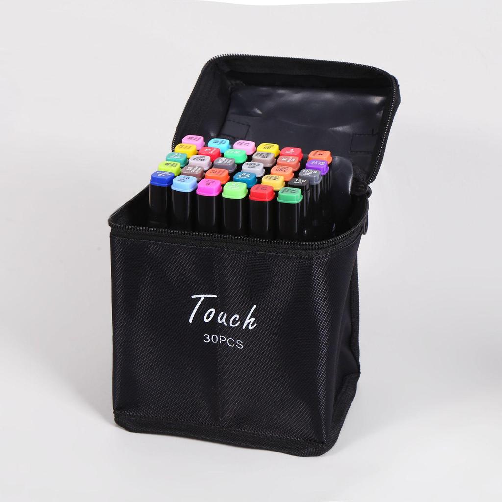 48-Color Touch Double-Ended Alcohol-Based Marker Set for Kids