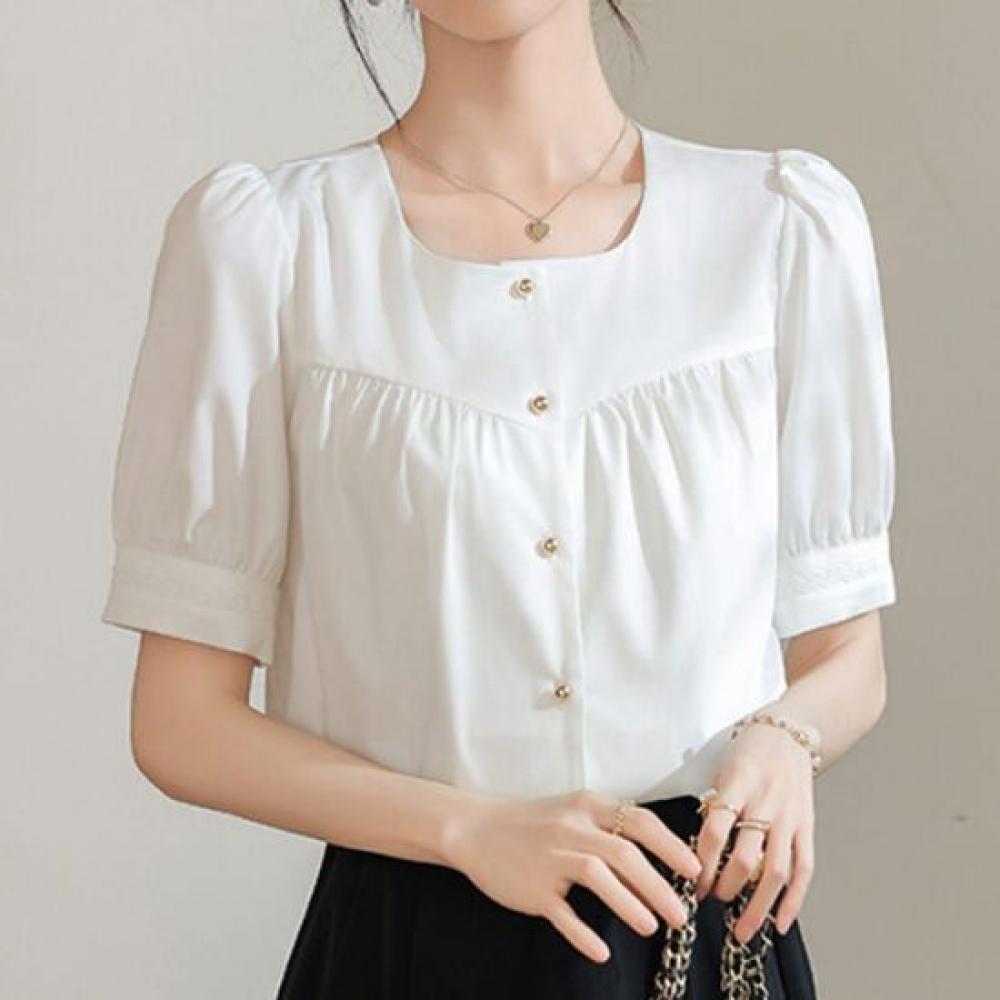 Navava Women Square Neck Half Sleeve Blouse Nb3188