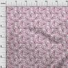 oneOone Georgette Viscose Dark Magenta Fabric Block Dress Material Fabric Print Fabric By The Yard 42 Inch