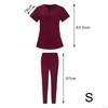 Elastic Waist Scrub Set for and Jogging, Featuring Soft Breathable Design Medical