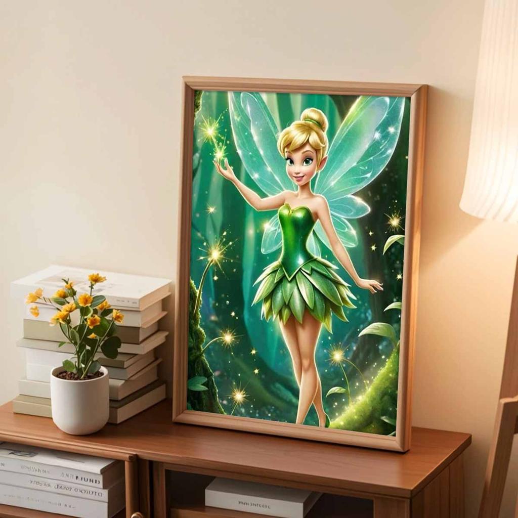 DIY Diamond Painting Flower Fairy Cross Stitch Kit Mosaic Art Diamond Painting Full Circle Diamond Home Decoration