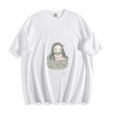 Demon Slayer Nezuko Kamado Korb T-Shirt - Entzückendes Chibi Unisex T-Shirt