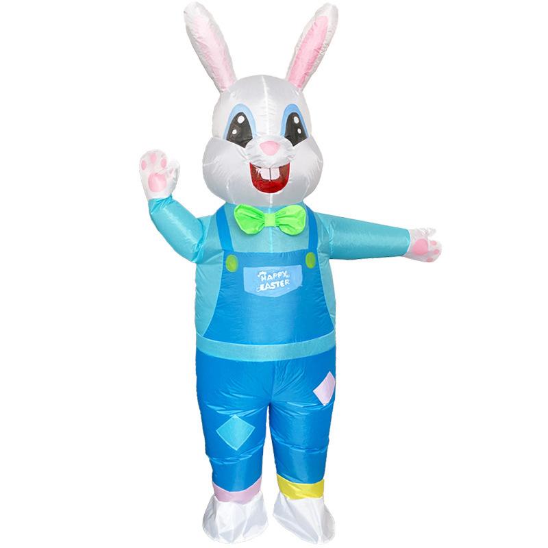 Christmas Explosive Suit Cartoon Doll Performance Atmosphere Props Easter Cute Egg Rabbit Inflatable Costume