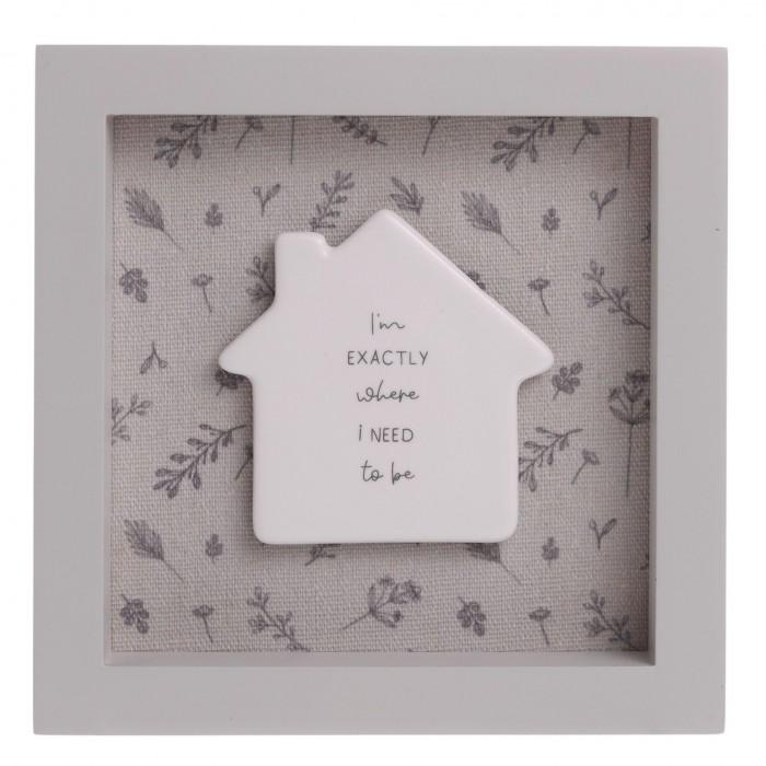 Celebrations Moments Where I Need To Be Home Framed Plaque