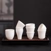 Dehua White Porcelain Mutton Fat Jade Teacup for Guest Entertaining - Kung Fu Tea Tasting Single Cup