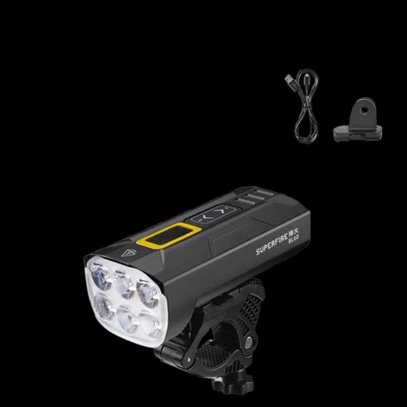 Shenhuo BL60 Dual Beam Rechargeable Bicycle Light
