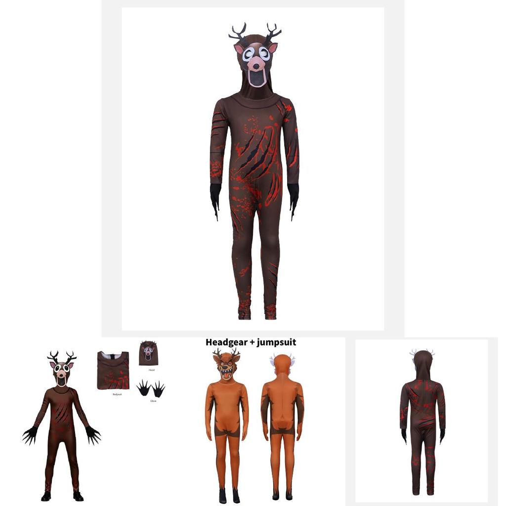 The Deer 99 Nights In The Forest Deer Goat Costume With Soft Polyester Fabric For Halloween And Party Performances