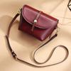 Leather Shoulder Bag Women's Oblique Straddle Bag