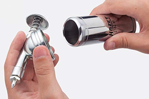 HAZET Mini Grease Gun 2162M Incl. Grease Nipple In