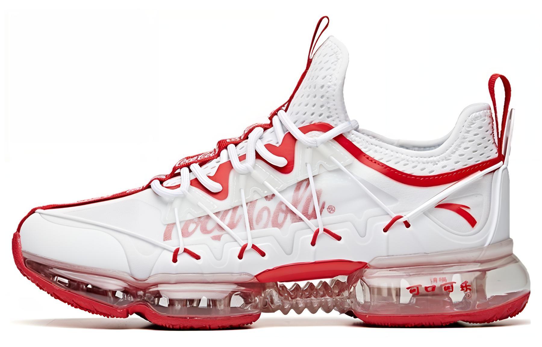 Coca Cola x Anta Amorti Antidérapant Résistant à l'abrasion Basse 41 white