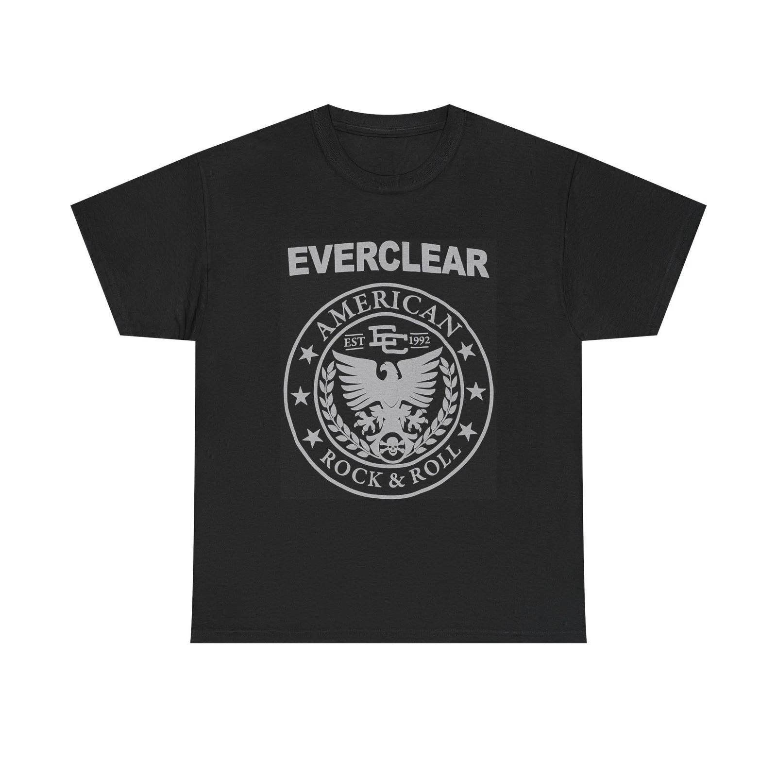 

EverClear Tshirt Album Cover Rock Band 90s Retro Ramones Unisex Heavy Cotton Tee 2XL