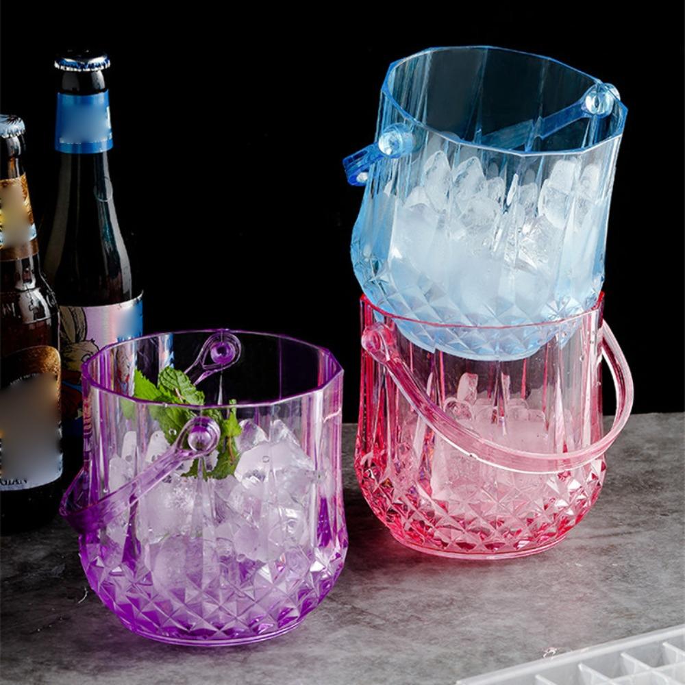 

Durable To Fall Ice Bucket Plastic Beer Barrel New Champagne Bucket B