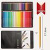 NeoNio Professional Water-Soluble Oil-Based Colored Pencils Set, 100 & 120 Colors in Iron Box for Hand-Painting