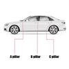 SEAMETAL Car Seal Strips EPDM B Pillar Noise Windproof Protection Car Door Edge Weatherstrip Auto Sealant Accessories Decoration Strip
