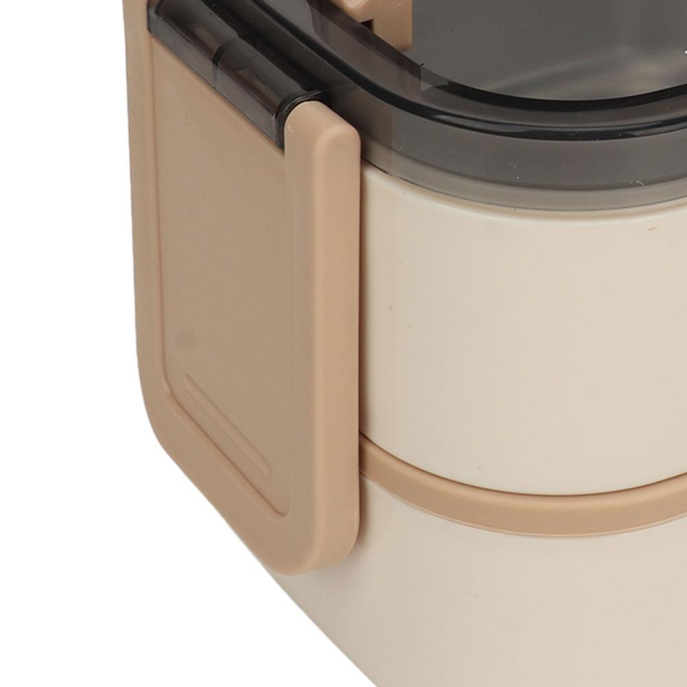 3 Compartments Compartment Lunch Box Double Layer Thermal Lunch Box Food Container  For Travel