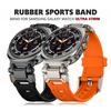 Rubber Strap for Samsung Galaxy 8 44mm 40mm 8 Classic 46mm Luxury Sports Band for Galaxy Ultra 2025 2024 Watchband Bracelet