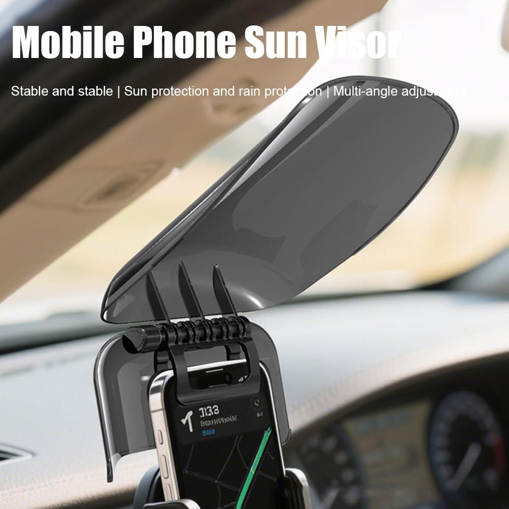 Premium Sun Hat Style Phone Mount Sun Shade Rainproof Sun Visor Extended Universal Riding Gear Fit Creative Adjustable Outd P0K1