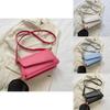 Fashionable Casual Women's Pu Material Small Square Shoulder Bag With Magnetic Closure