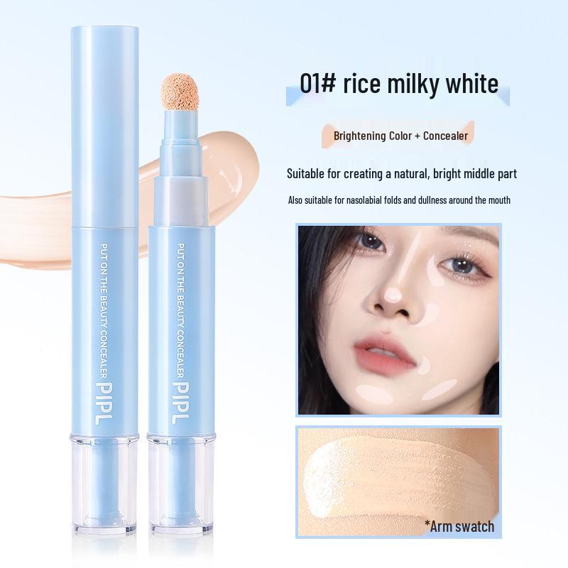PIPL Brightening Concealer Pen: Moisturizing Liquid Concealer for Blemishes, Acne Scars & Dark Circles. 4.6g
