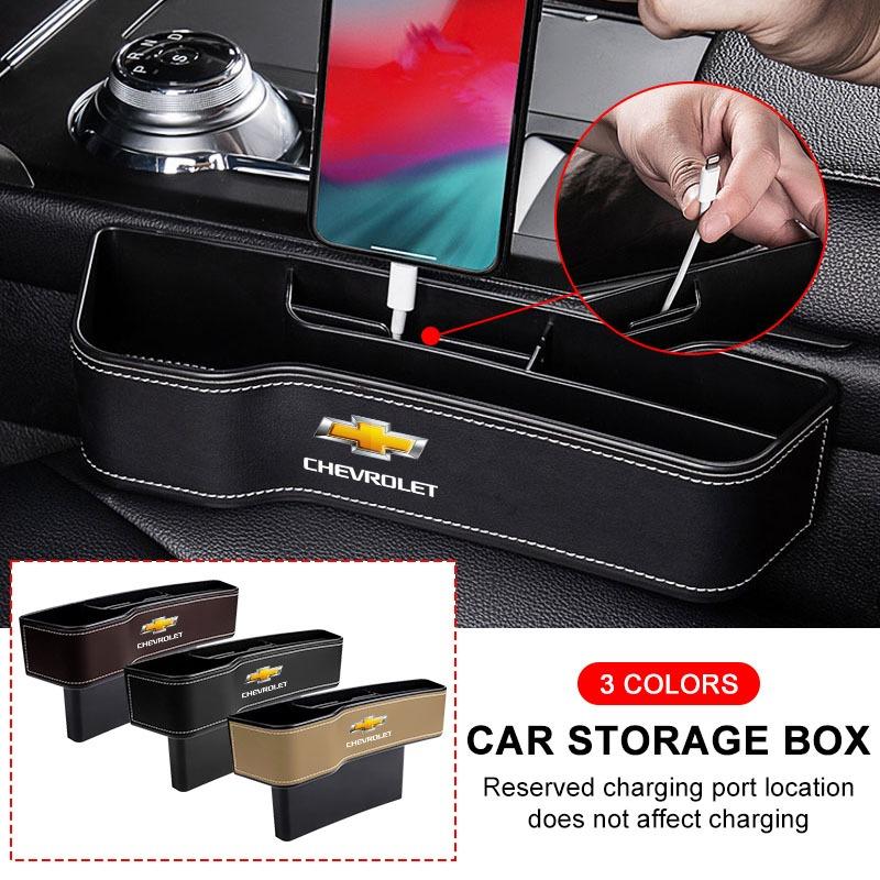 Car Seat Crevice Storage Box Seat Gap Slit Pocket Manager For Chevrolet Cruze Sail Onix Corsa Aveo Captiva Sonic Spark Tracker Trax Colorado Malibu