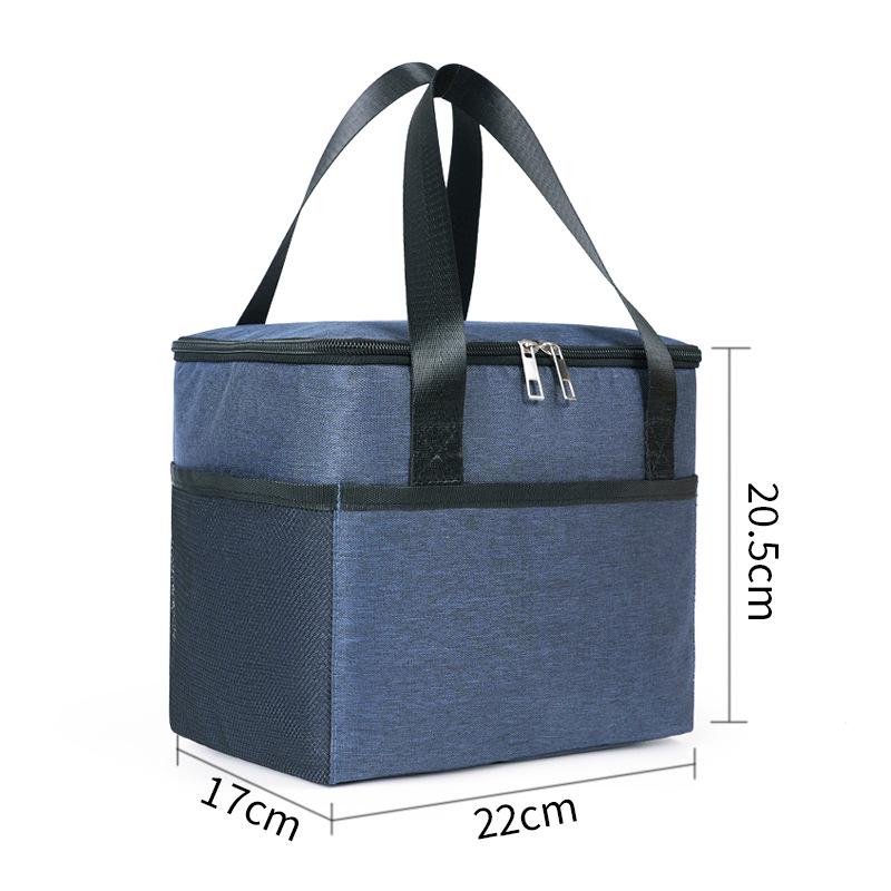 Insulated Portable Lunch Bag: Thickened Oxford Cloth for Picnics