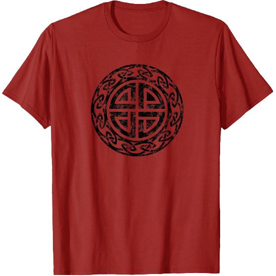 Vintage Protection Shield Knot Celtic Norse Viking T-Shirt T-Shirt