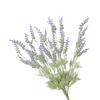 Simulated Lavender Plastic Pastoral Design Simulated Flower Branch Lavender for Home 12 Branches
