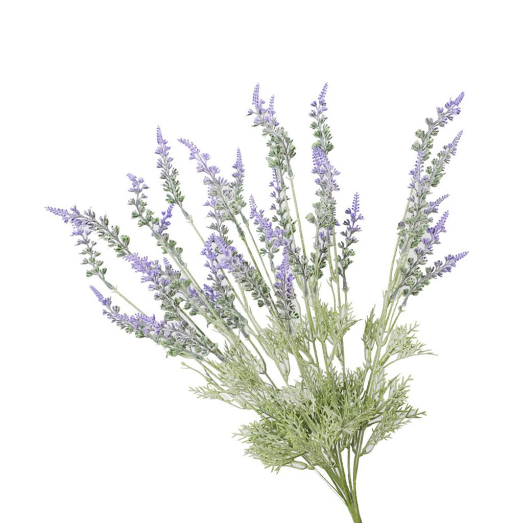 Simulert Lavendel Plast Pastoral Design Simulert Blomstergren Lavendel til Hjemmet 12 Grener
