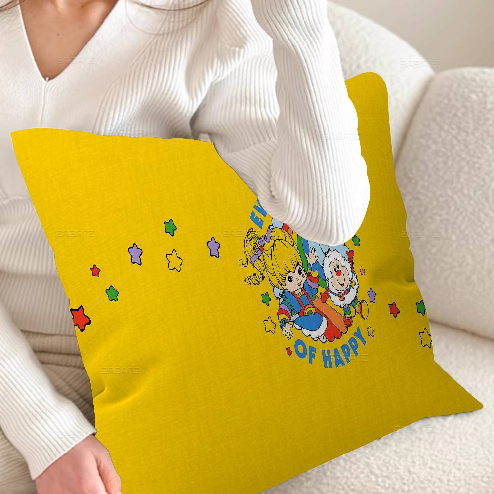 Rainbow Brite Anime Pillowcases Home Bedding Decorative Pillow Cover Wedding Super Soft Pillow Case