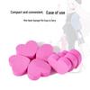 Mini Heart Sponge Nail File – Washable, Two-Sided Polishing Tool