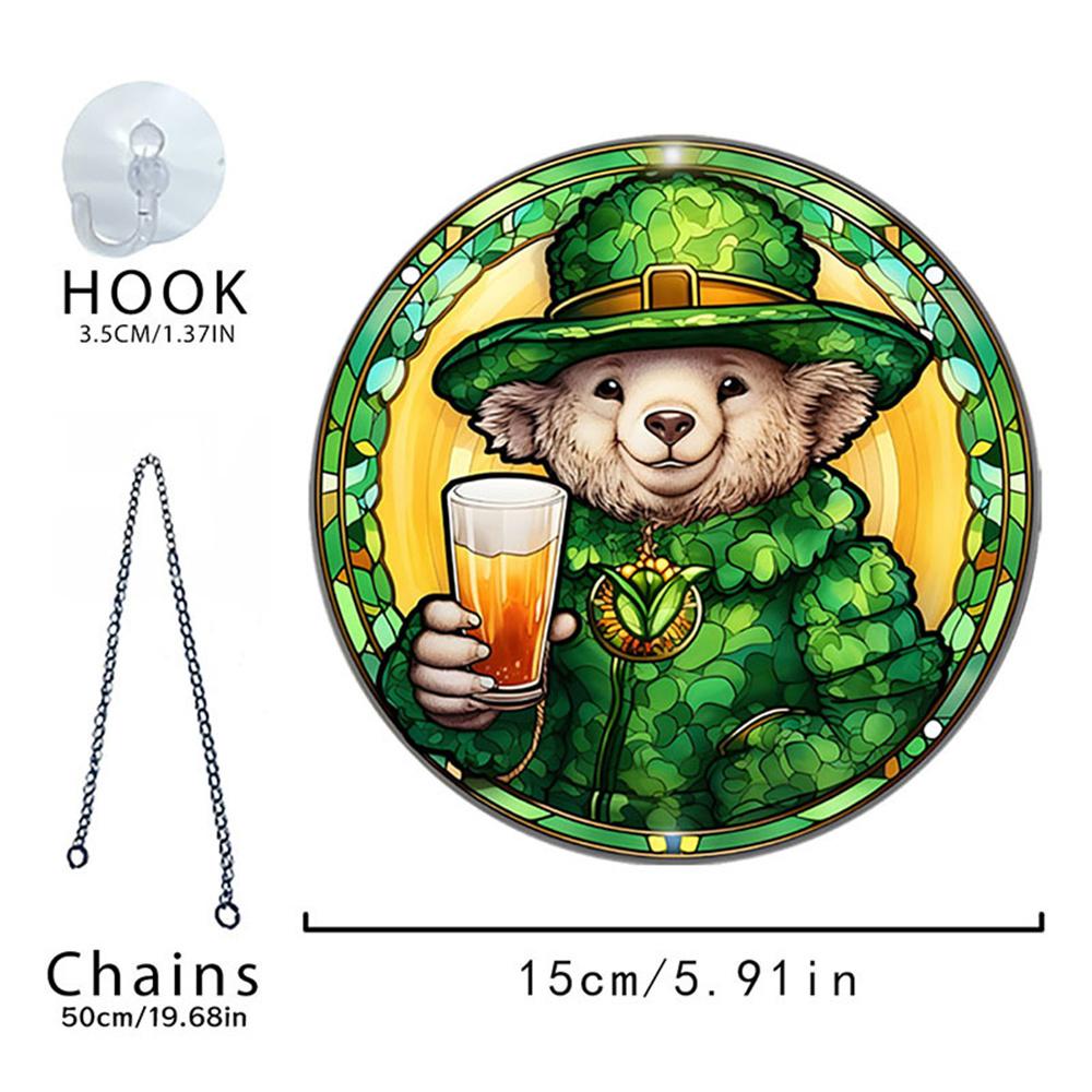 Acrylic Pendant Festive Atmosphere Pendant Beautifully St. Patricks Decoration Green Theme Pendant Lucky Symbol Easy To Hang