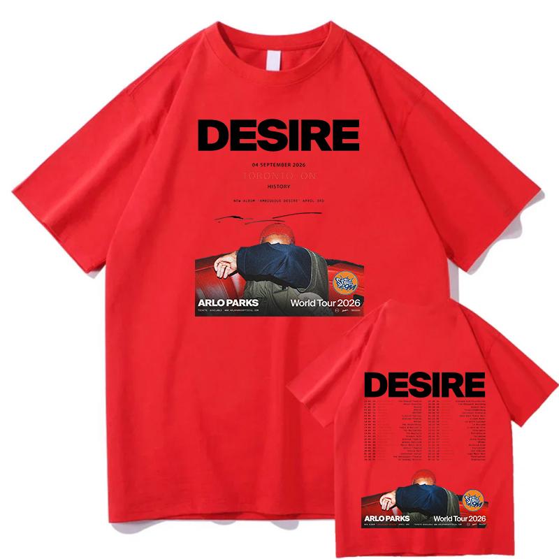 Arlo Parks Ambiguous Desire Tshirt Cute Casual Fashion Pure Cotton Fashion High Quality Comfortable Soft Femininas Clothing Top