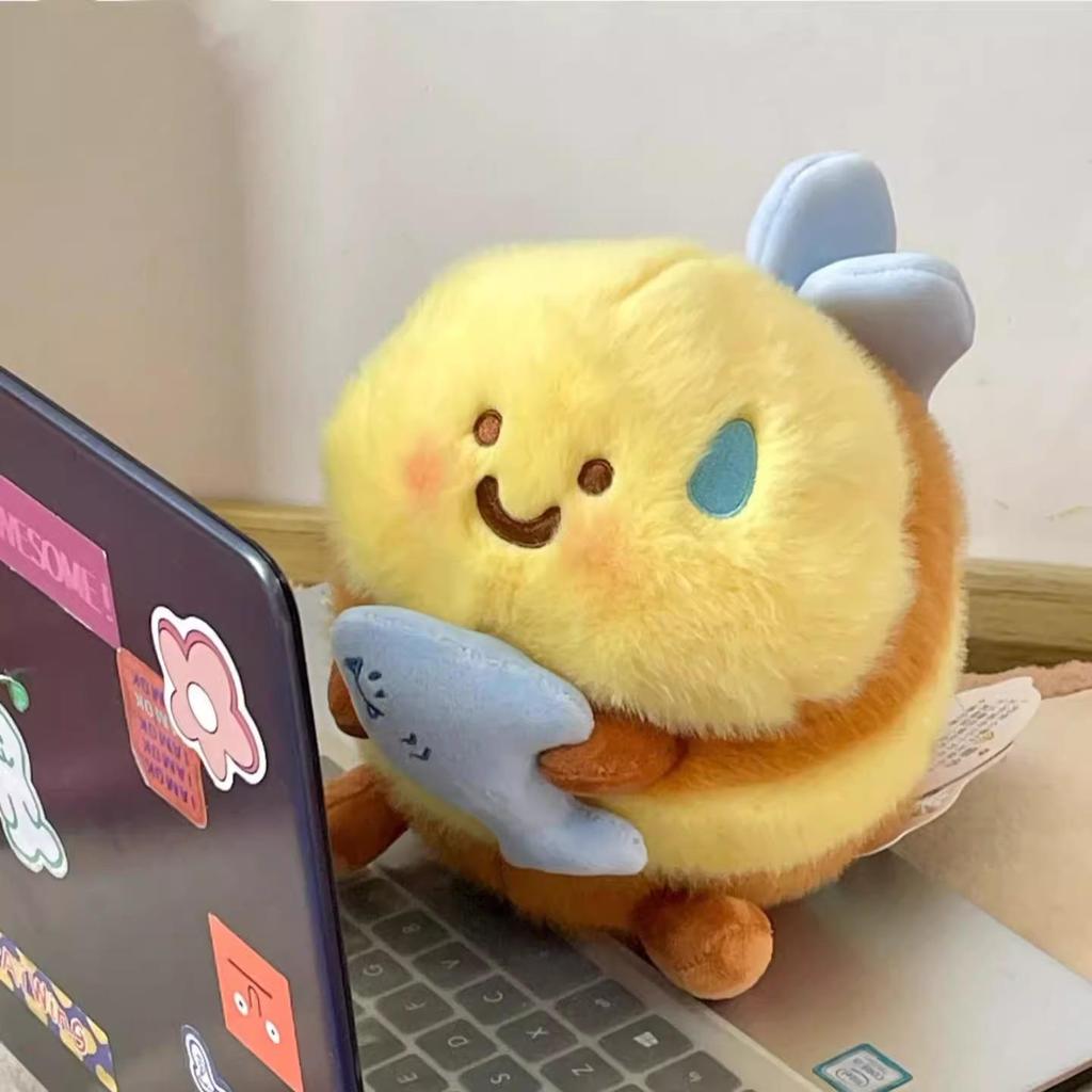 Newcomer Special: Cute Little Bee & Bitter Melon Shark Plush Toy