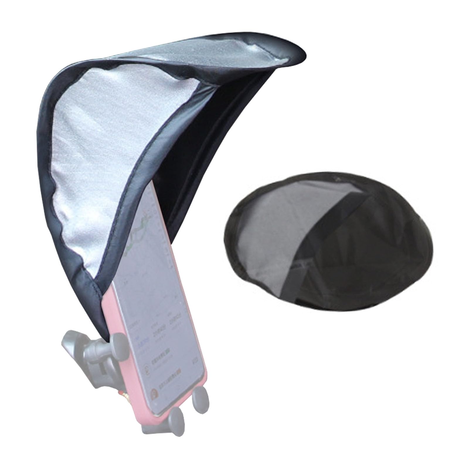 

FamGift Smartphone Holder Sunshade, Heat Insulation, Sunscreen, Anti-Reflection, Durable, Light чёрный