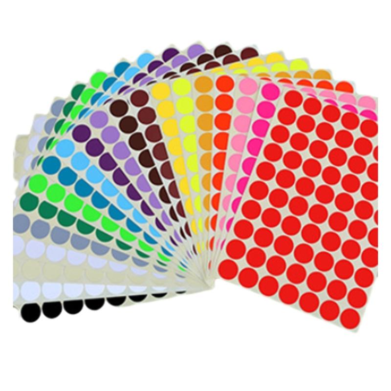 

Assorted Colors Round Label Stickers for Gifts Craft Handmade Stationery Flowers Stickers Circle Bouquets Stickers 1