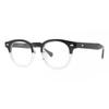 Vollrand Quadratisch Schwarz Klar Zweifarbig Smartbuy Collection Hurst 3505 C2 Modische Unisex-Brille