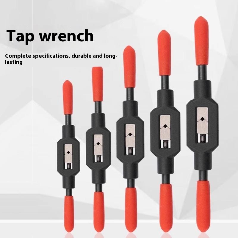 Adjustable Tap Wrench Handle For M1-M8~M5-M20 Metric Taps Hard High Carbon Steel Tap Reamer Hand Threading Tools