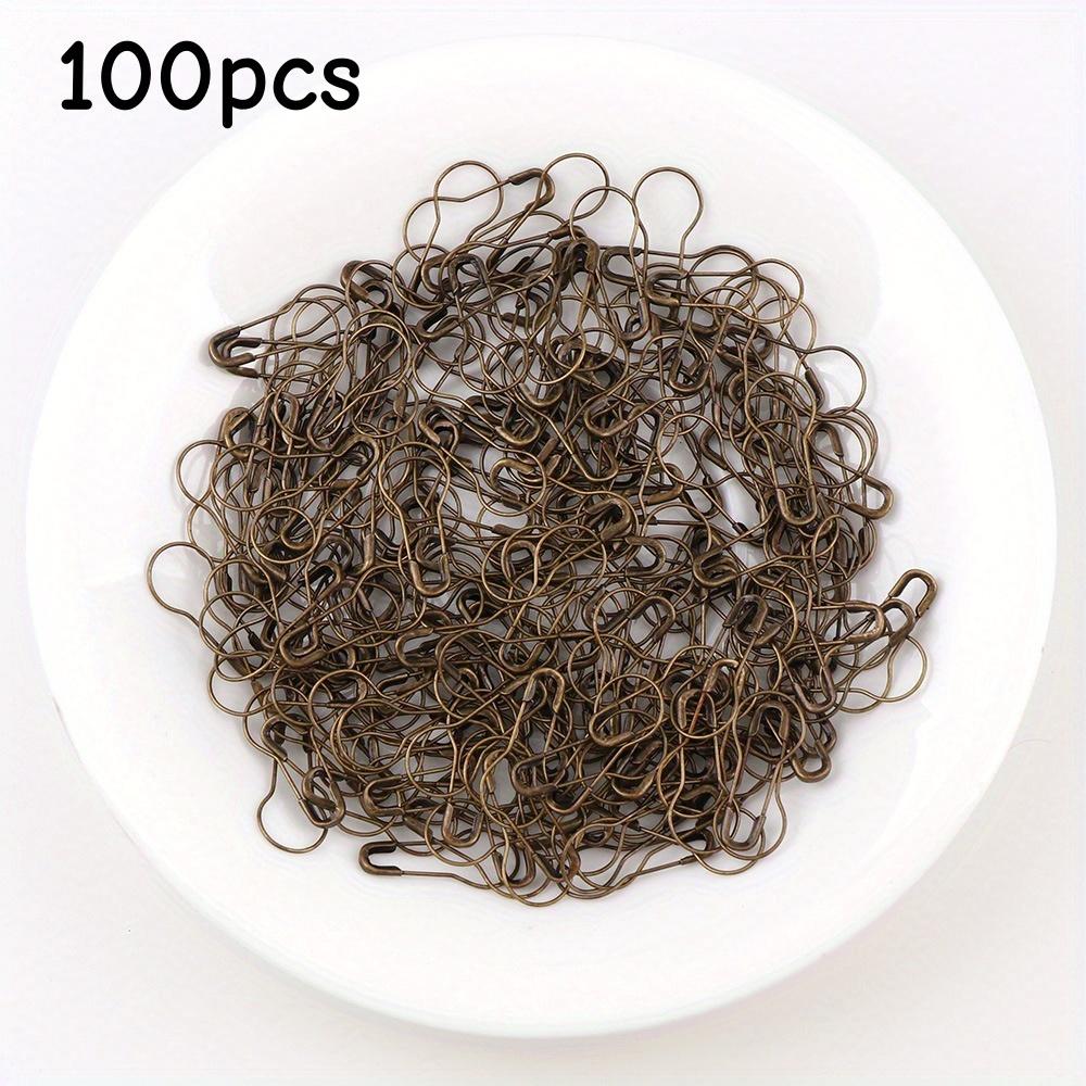 

DIY Dream: 100 multifunctional gourd pins for safe and beautiful jewelry making - durable and easy to use 100pcs бронзовий