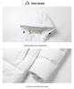 Men's Trendy Winter Long Hooded Down Jacket, Over-the-Knee, White Duck Filling, Unisex Outdoor Warmth Coat.