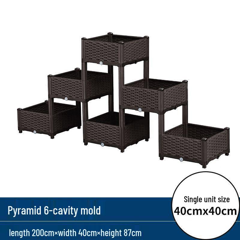 Modular Planting Box for Vegetables, Seedlings, Flowers, and Trees – Ideal for Balcony or Greenhouse Use