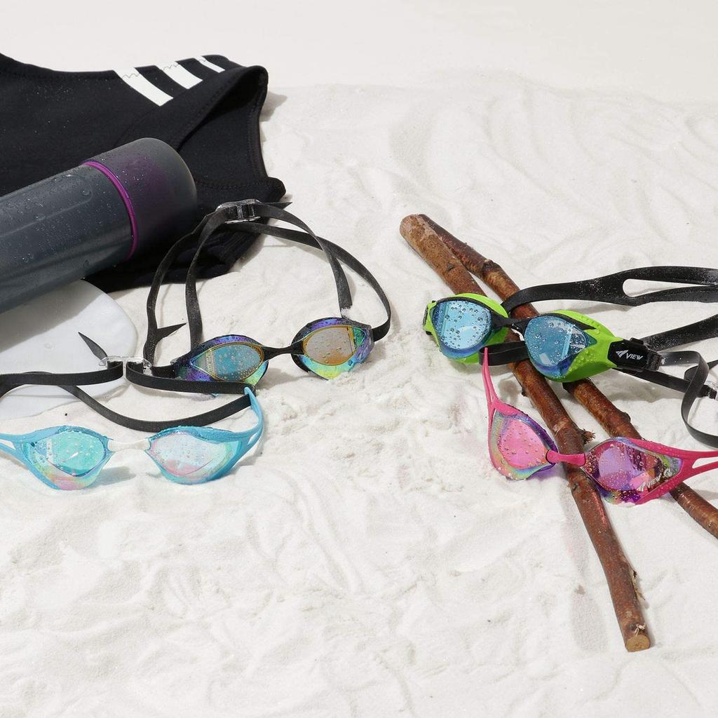 View BladeF Schwimmen Hergestellt für Alter 10 und FINA mit SWIPE V122SA AM Schwimmbrille, Japan, Rennen, Nicht-Gepolstert, Oben, Zugelassen, Antibeschlagfunktion,