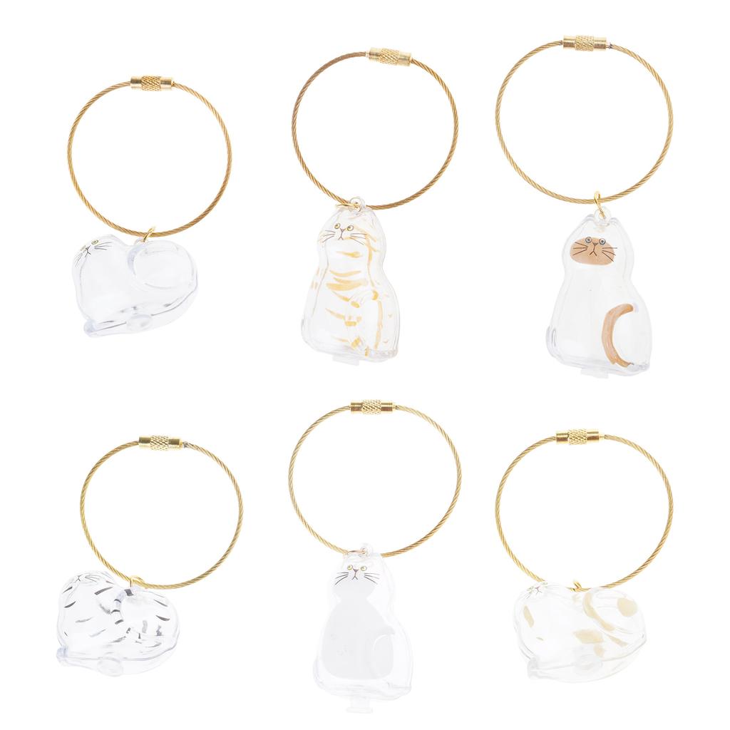 Acrylic Pet Hair Keepsakes Display Box With Rope Cats Furs Collectible Storage Container Keychain Pendant Home Decors