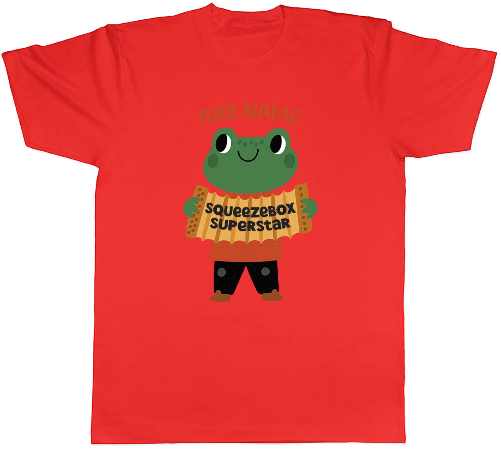 Personalised Accordion Lover Unisexs TShirt Tee Gift Top S