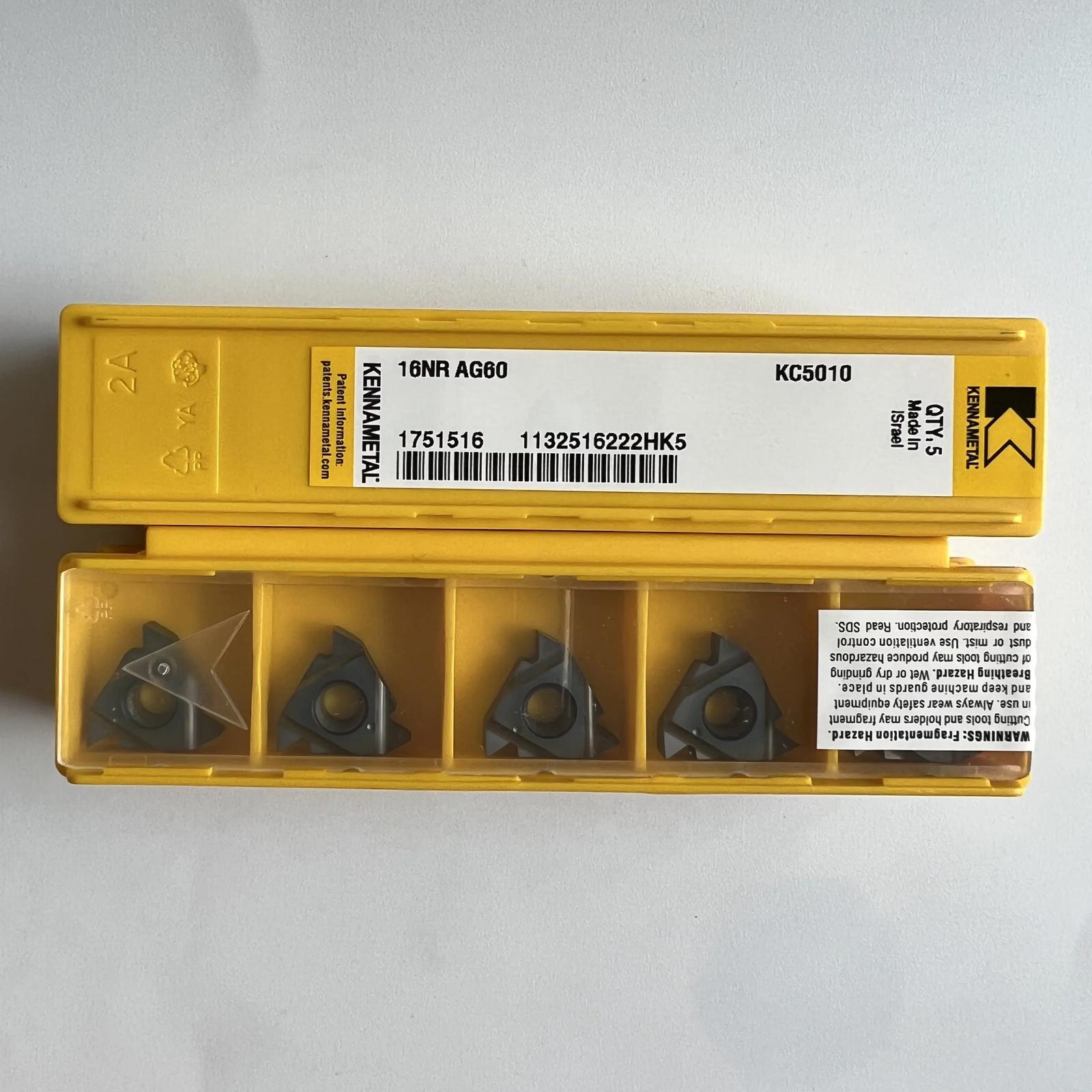 

KENNAMETEL / 16NRAG60 KC5025 / Original carbide blade 10 Pcs