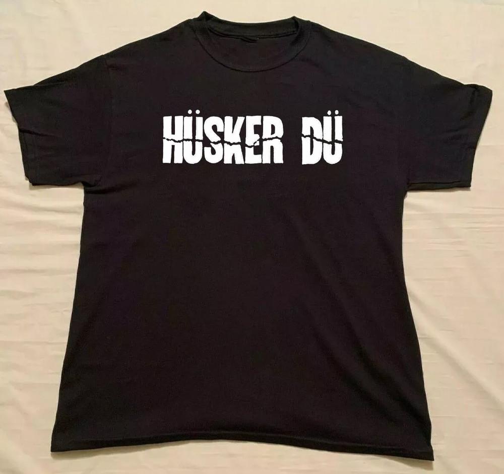 

Husker Du Logo Black Cotton Shirt FULL size S5XL MI922 Unisex T-Shirt XXXXL
