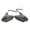 Pair High Brightness LED Scythe Style Sequential Turn Signal Lights Waterproof Turn Signal Lights for Car & Motorcycles