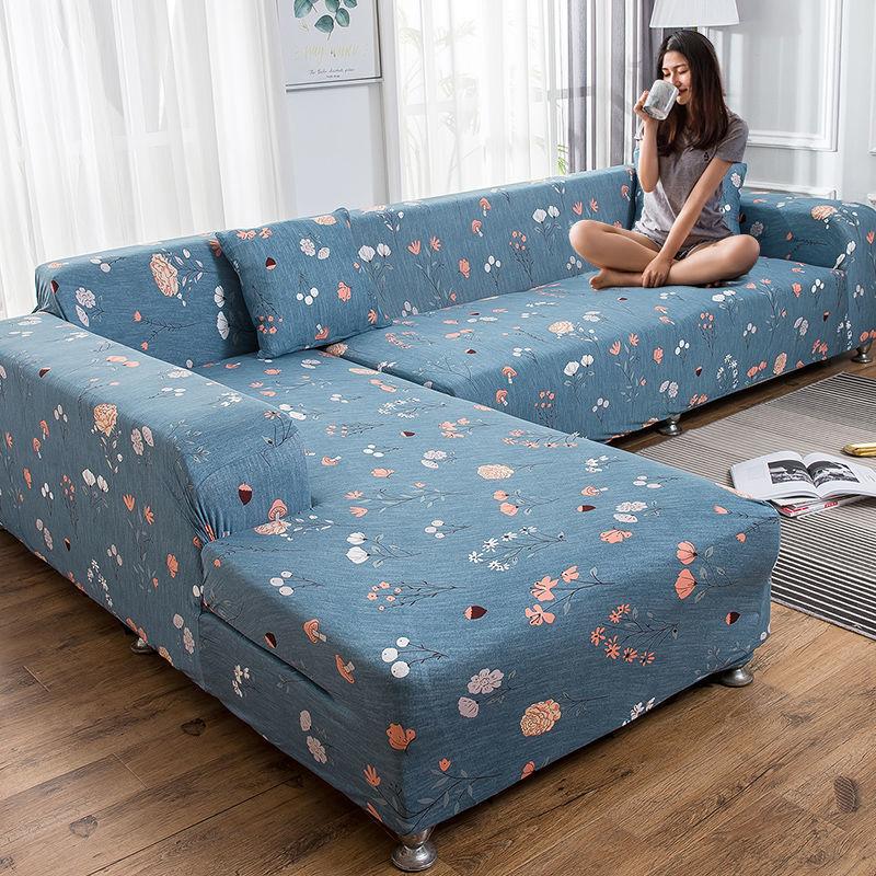 Stretch Sofa Cover Slipcovers Elastic All-inclusive Couch Case for Different Shape Sofa Loveseat Chair L-Style Sofa Case