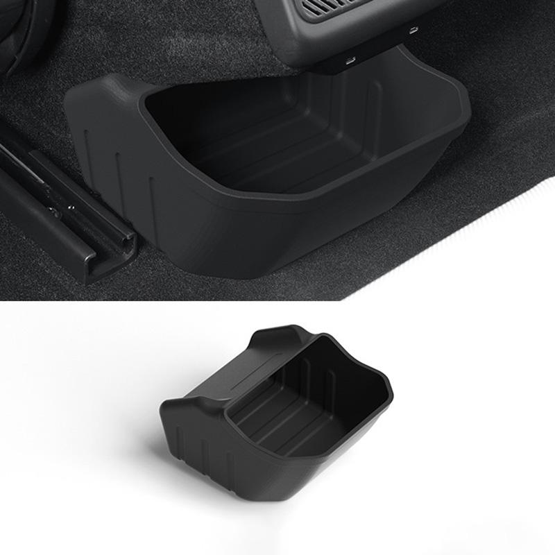 Rear Seat Storage Box For Tesla Model 3 Highland Rear Air Outlet Rear Seat Organizer Tray Trash Car Interior Accessories