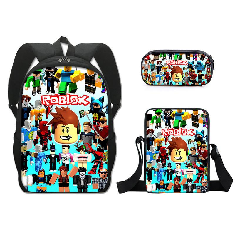 Roblox Kids Backpack Set With Lightweight Oxford Fabric For School And Study Use