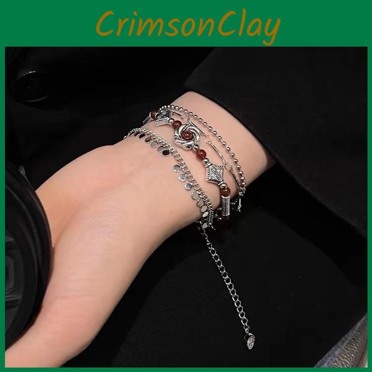 Stylish Alloy Artistic Bracelet With Ethnic Geometric Design For Travel Gifts